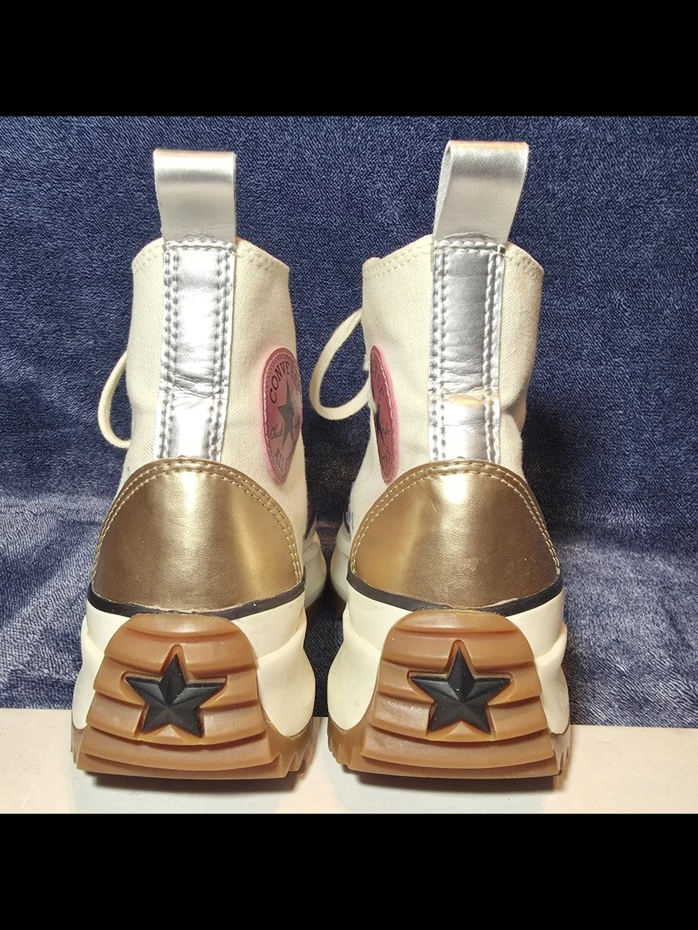 Converse Run Star Hike Platform Chrome Shoes - Picture 4 of 7